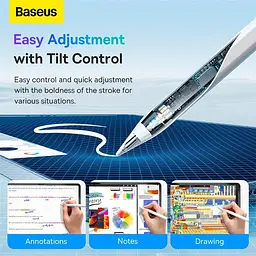 Стилус Baseus Smooth Writing Wireless Charging Stylus Active+Wireless Version SXBC020102 - мініатюра 8