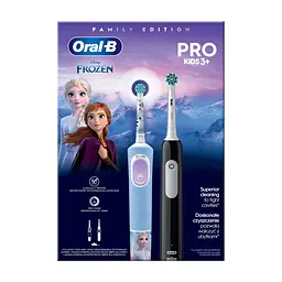 Электрическая зубная щетка Oral-B Pro Series 1 + Oral-B Pro Kids «Крижане серце» (8006540784372) - миниатюра 3