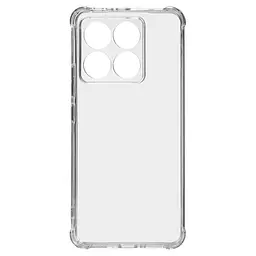 Прозрачный чехол для Xiaomi 14T с защитой камеры и усиленными бортами, тонкий, силиконовый, бесцветный, ударопрочный, противоударный бампер с закрытой камерой, ArmorStandart (ARM79333)