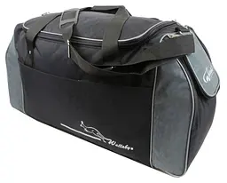 Спортивна сумка Wallaby 447-7 59 л Чорна з сірим
