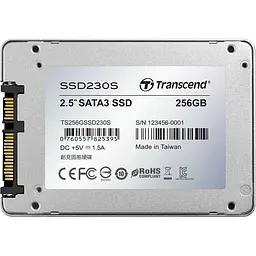 Накопичувач SSD Transcend SSD230S 2.5" SATAIII 3D TLC 256GB (TS256GSSD230S) - мініатюра 2