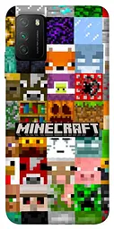 Чохол Demsky Minecraft collage для Xiaomi Poco M3