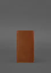 Шкіряний чохол для iPhone 12 Світло-коричневий - мініатюра 3