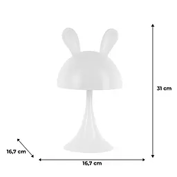 Світильник-нічник Kite LED з акумулятором Simple Bunny білий (K25-317-1-1) - мініатюра 5