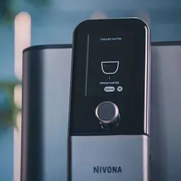 Nivona Кавомашина Nivona CafeRomatica, 1.8л, зерно+мелена, автомат.капуч, дисплей, авторецептів -9, пригот, холодної кави, перлинно-блакитний - мініатюра 4