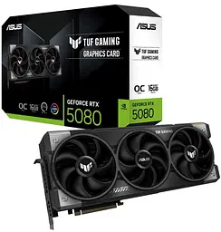 Відеокарта ASUS RTX 5080 16GB TUF Gaming OC Edition (TUF-RTX5080-O16G-GAMING) (GDDR7, 256 bit, PCI-E v5.0 x16) - мініатюра 11