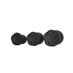 Набір силіконових анальних пробок Til Dawn Silicone Anal Plug Kit Starter Kit Black BMS Factory SX3150 104329 - мініатюра 5