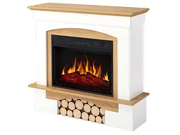 Електрокамін ArtiFlame Woodley AF23S білий дуб натуральний - мініатюра 2