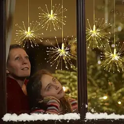 Гірлянда світлодіодна UKC Firework P0109 автономна 120 Led з пультом - мініатюра 4