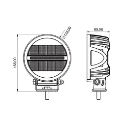 Cвітлодіодна фара WL-G9 40W Premium Driving Decker (НФ-00001993) - мініатюра 3