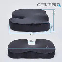 Подушка для сидіння OfficePro Black (SP750B) - мініатюра 8