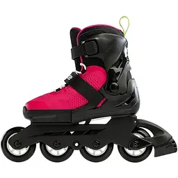 Ролики Rollerblade Microblade 2023 36.5-40 Pink/Green (1012-07221900-8G9-36.5-40) - мініатюра 3