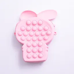 Дитяча сумочка My Melody з pop-it силіконова на блискавці 15*10*3 см, рожевий Yiwu HP-55-8P - мініатюра 3