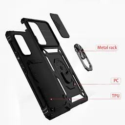 Панель BeCover Military для Samsung Galaxy A13 4G SM-A135 Black (707393) - мініатюра 3