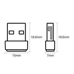 Wi-Fi USB адаптер TP-Link Archer T2U NANO AC600 - мініатюра 5