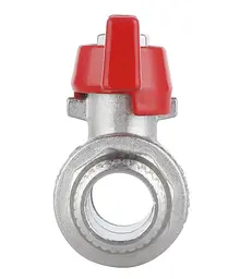 Кран кульовий Thermo Alliance Forte 1/2" ВЗ прямий, PN40, метелик SF607W15 - мініатюра 3