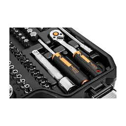 Набір інструментів Neo Tools CrV, у кейсі 1/2", 1/4", 82 шт. (10-059) - мініатюра 8