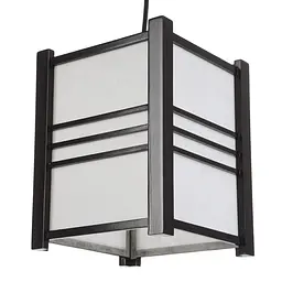 Люстра підвісна Brille дерев'яна E14 40W BK (BKL-235S/1) - мініатюра 2
