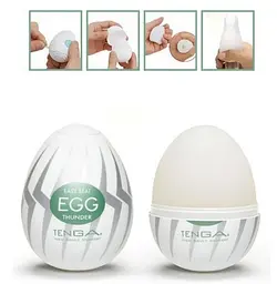 Мастурбатор яйце Tenga Thunder Tenga 42-05060870000; E23732 90109 - мініатюра 3