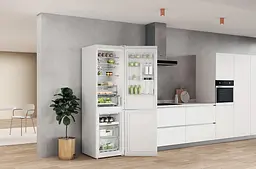 Холодильник Whirlpool 202.7x59.6х67.8 холодильне відділення 263 л морозильне відділення 104 л 2 двері А++ NF дисплей зона нульова білий (W7X92OWHUA) - мініатюра 3