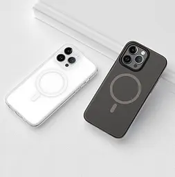 Чохол Vokamo для  iPhone 15 Pro Max з магнітом Glacier чорний матовий - мініатюра 9