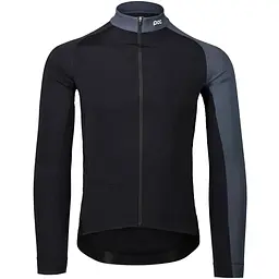 Велоджерсі Poc Essential Road Mid LS Jersey S Uranium Black/Sylvanite Grey (1033-PC 582108288SML1)