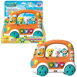 Автобус-каталка WToys 19479 Різнокольоровий