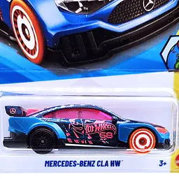 Базова машинка Hot Wheels HW Euro Mercedes-Benz CLA HW синя (5785) JJH63 - мініатюра 5