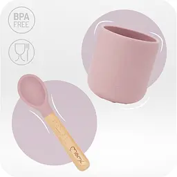Дитячий набір посуду MoMi Ami pink (AKCE00043) - мініатюра 3