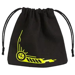 Мішечок для кубиків Q-Workshop Galactic Black & Yellow Dice Bag (BGAL101)