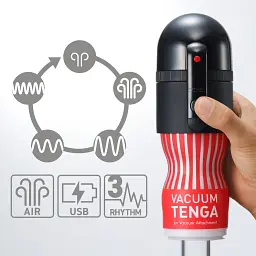 Вакуумна насадка Tenga VACUUM MAX + мастурбатор Vacuum Cup - мініатюра 4