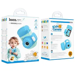Дитяча фотокамера Hoco DV201 Dual lens Blue - мініатюра 5