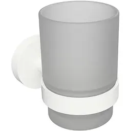 Склянка з тримачем Bemeta White скло 104110014 білий