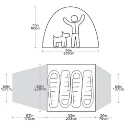Намет Big Agnes Bunk House 4 помаранчевий (2022) - мініатюра 6