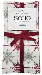 Набір рушників 40x40см Winter 4 шт SOHO pbe0050661