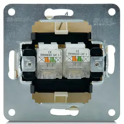 Телефонна розетка Sven SE-60034-C cream (7100016) - мініатюра 3