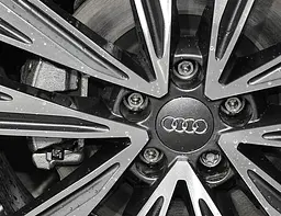 Ковпак колеса Audi сірий d=69мм, посадковий d=60мм (ковпачок, заглушка диска) 1 шт - мініатюра 4