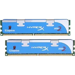 Оперативна пам'ять Kingston HyperX 4GB (2 x 2GB) DDR2 800MHz PC2-6400 CL5 1.8v Б/В
