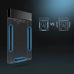 Кишеня зовнішня Ugreen USB 3.0 to M.2 SATA SSD US221 black (30848) - мініатюра 6