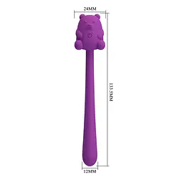 Вібратор - Pretty Love Cute Bear Purple, 7 vibration functions - мініатюра 9