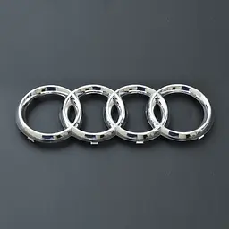 Емблема для Audi A4/A6 перед/пластикова/пуклі 273 x 94 мм