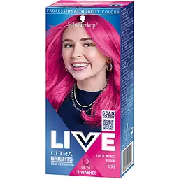 Уцінка. Фарба для волосся Schwarzkopf Live Ultra Brights 093 Shoking Pink