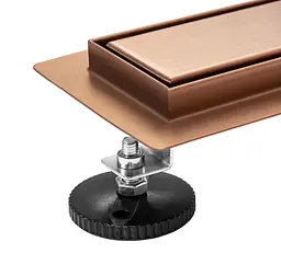 Душовий канал Rea Pure Neo 60 см brushed copper REA-G8020 - мініатюра 4