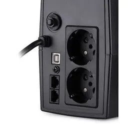 Пристрій безперебійного живлення Vinga LCD 800VA plastic case with USB (VPC-800PU) - мініатюра 8