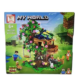Конструктор дитячий My World Minecraft, MG1381, 611+ деталей