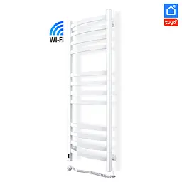 Електрична рушникосушка Navin Avalon 480x1200 Sensor з Wi-Fi права, біла 12-112033-4880, Білий, Праве, Електронний