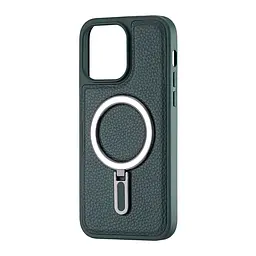Чохол Jinduka Leather Ringo iPhone 14 Pro Max Green