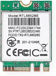 Мережева карта MediaTek WIFI 6 RTL8852BE Двохдіапазонний адаптер, Bluetooth модуль для ПК / Ноутбука (19530) - мініатюра 2