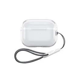 Чохол для навушників Apple AirPods Pro 2 2022, прозорий, Air, термополіуретан (TPU), протиударний, захист від подряпин, пилу і ударів, футляр з карабіном для кріплення, точні вирізи для доступу до роз"ємів, ArmorStandart (ARM82560)