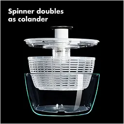 Сушка для зелені, овочів та фруктів OXO Good Grips Glass Salad Spinner (11262700) - мініатюра 5